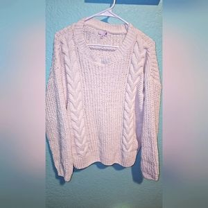 Cream crew sweater
